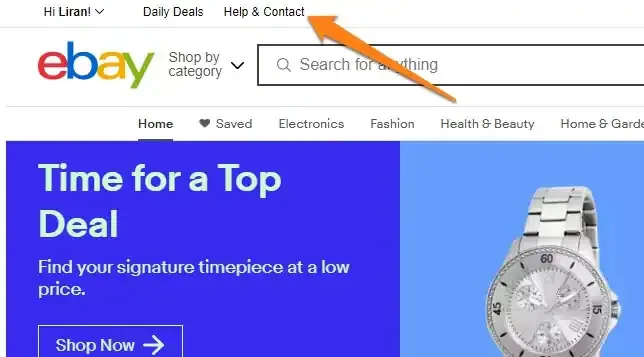 Liên hệ trực tiếp với eBay để được hỗ trợ nhanh hơn
